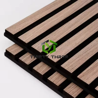 Slatpanel Prawfesur Amsugniad Gwrth-sain Acwstig Modern